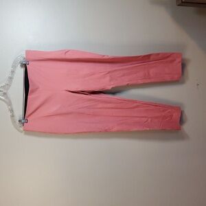 A new day women's rose colored ankle pants. Elastic waist, size 16